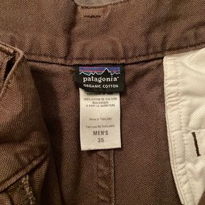 Patagonia Mens Pants Size 35 Brown